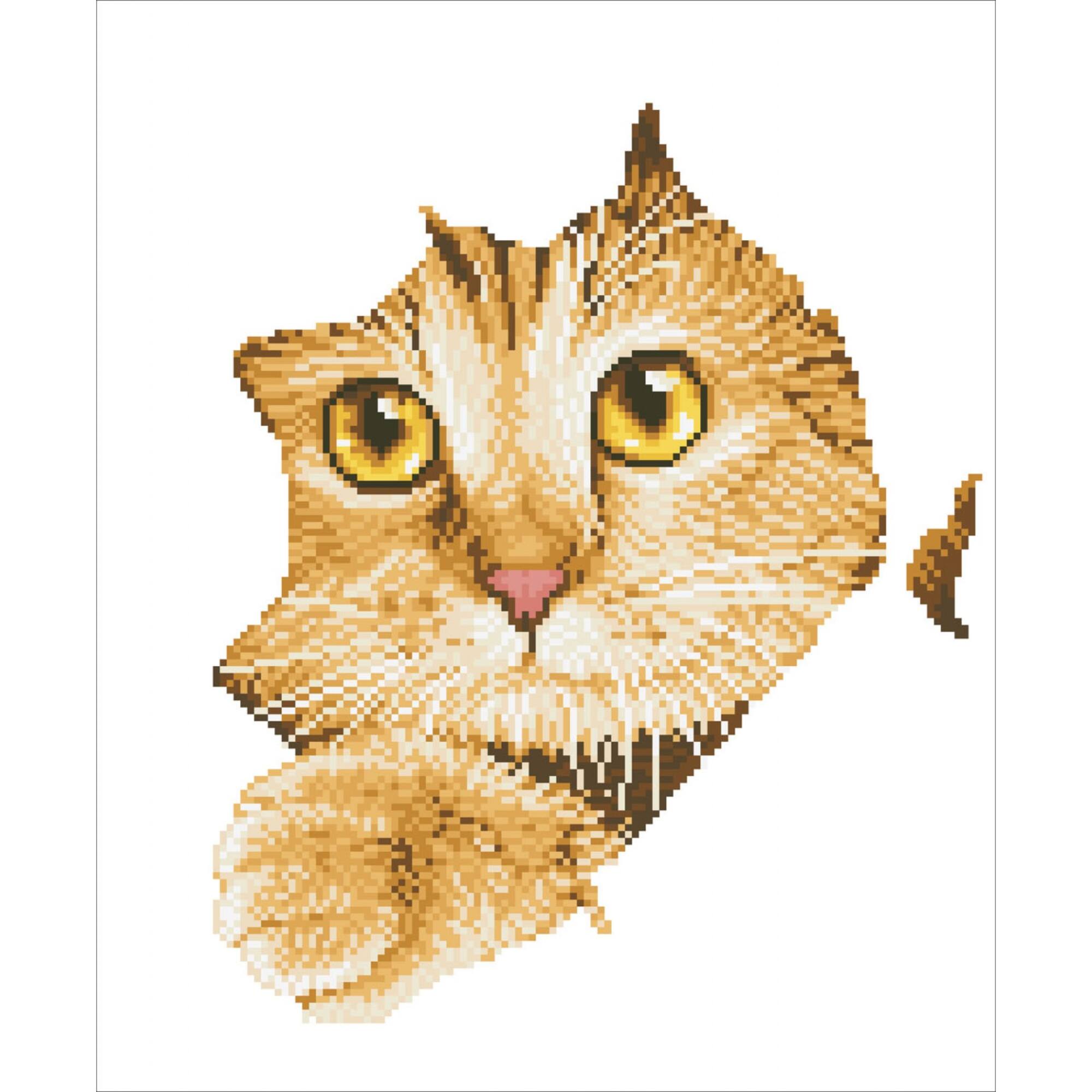Diamond Dotz® Intermediate Kitten Peek Diamond Facet Art Kit
